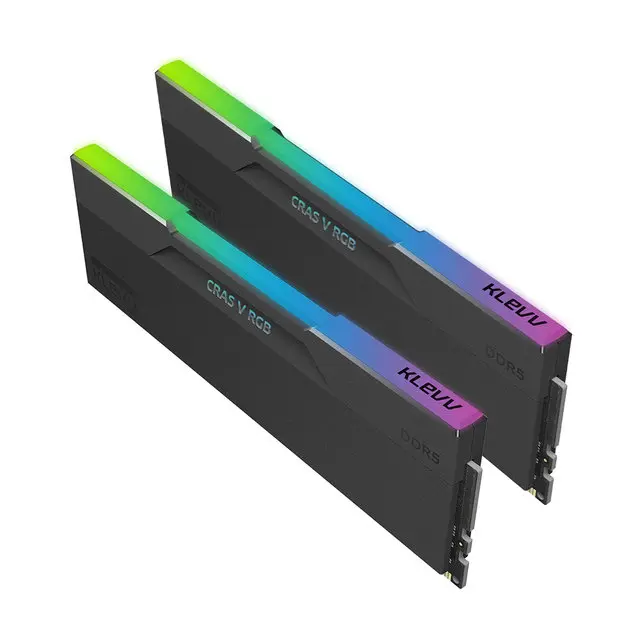 [서린공식] 에센코어 클레브 DDR5-6000 CL30 CRAS V RGB 블랙 패키지 서린 64GB(32Gx2)