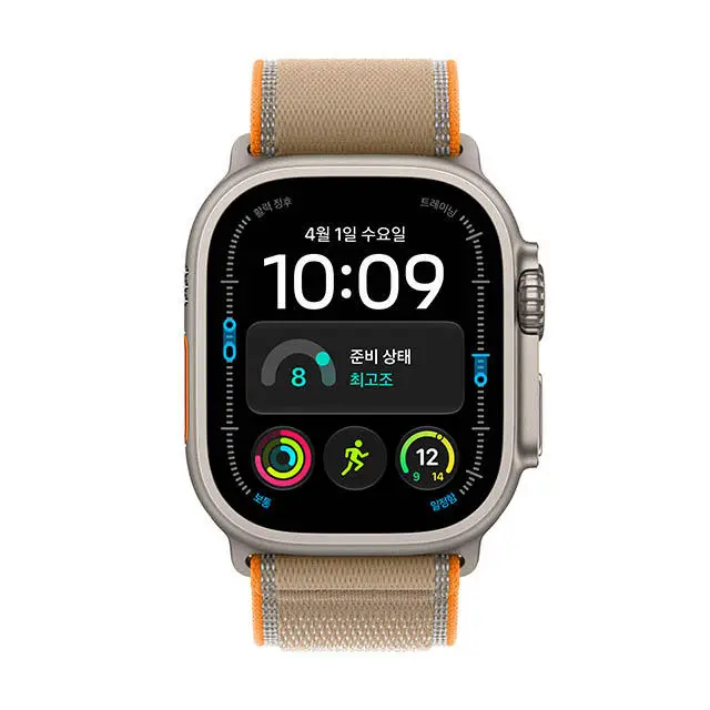 애플워치 울트라4 49mm GPS+Cellular(내추럴티타늄,샌드트레일ML) - [MJAQ4KH/A]
