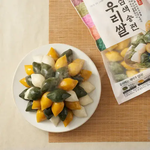 칠갑농산 정성담은 우리쌀 삼색송편 2kg (1kg+1kg) 명절 답례 선물