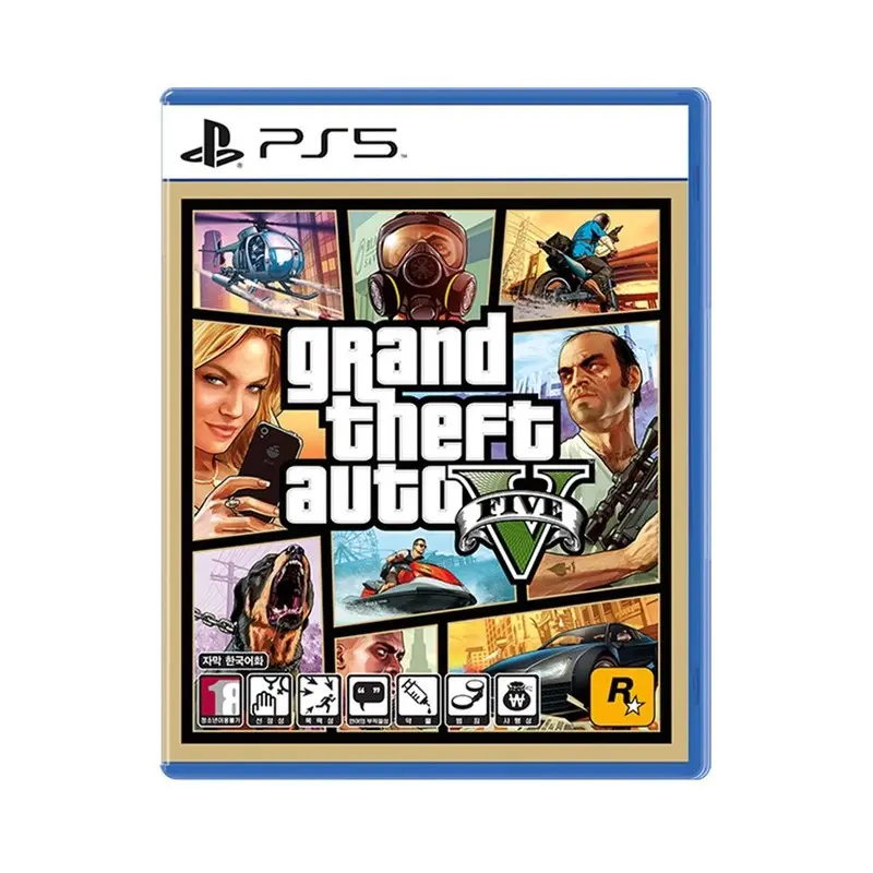 [플레이스테이션]PS5 GTA5 그랜드 테프트 오토 5 한글판 게임 팩