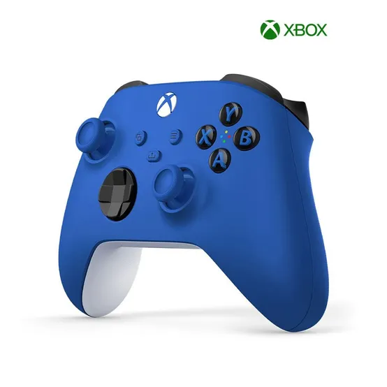 [마이크로소프트]Xbox 무선 컨트롤러 쇼크블루 게임패드 조이스틱