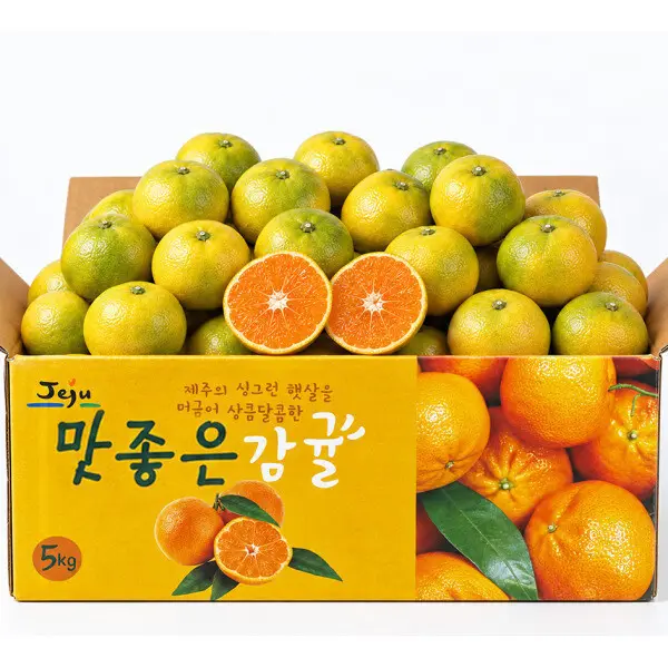 제주 서귀포 맛조은 햇감귤 4kg 로얄과(S-M)/고당도 새콤달콤/ 원물 실중량