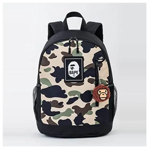 베이프 백팩 여름 카모 BAPE 키링 가방+마일로 포함 클릭스마켓 (쿠폰가 21,690원/무료)