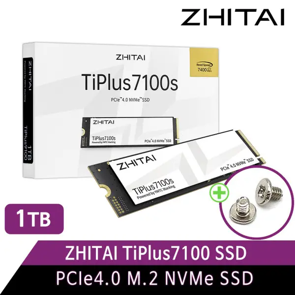 YMTC ZHITAI 지타이 TiPlus7100s PCIe4.0 SSD 1TB +우체국택배+당일출고+나사증정+ (310,000원/2,500원)