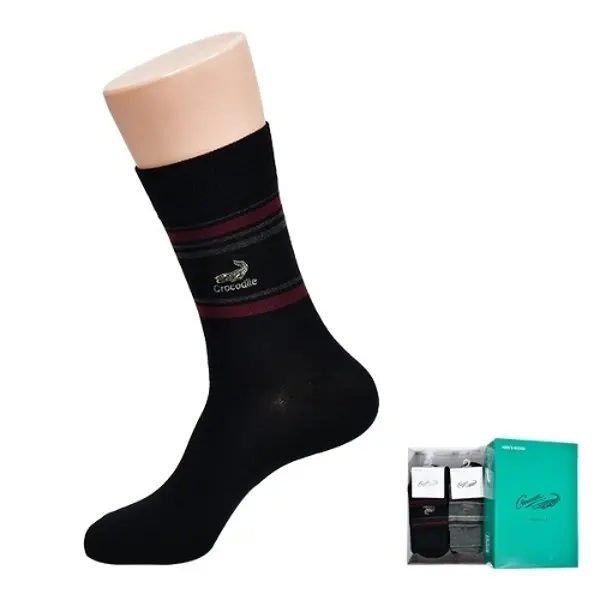 [크로커다일]크로커다일 모던한 신사 시티 라인 자수 중목 양말0040ip (12,900원/3,000원)