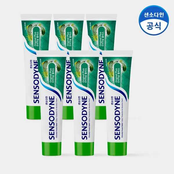 센소다인 오리지날 플러스 민감성 치약 100g x6개 (쿠폰가 20,680원/무료)