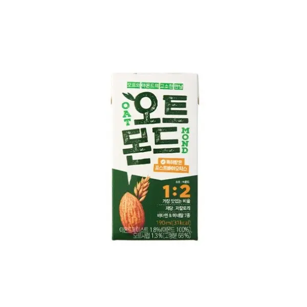 롯데칠성 오트몬드 190ml 24입+24입(2박스)