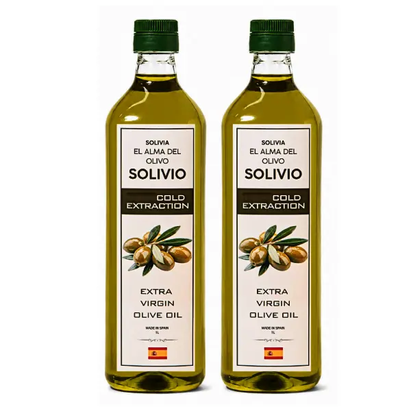 스페인 직수입 냉압착 엑스트라버진 올리브오일 대용량 1000ml x 2병 세트