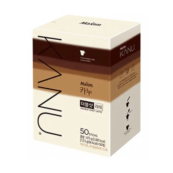 카누더블삿 라떼 675g 50T 더 진하고 부드러운 커피