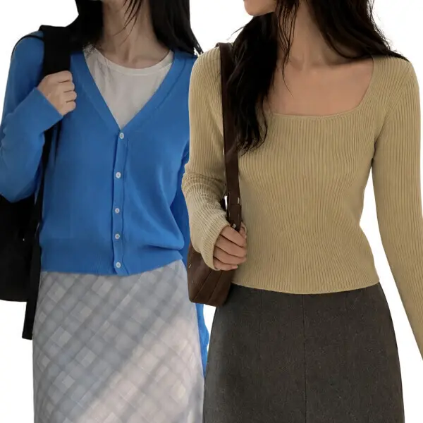 레니 5560원부터~ //가을 신상 균일가전// 탑/베스트/집업/가디건/ 기본템부터 다양한 여성니트 모음전