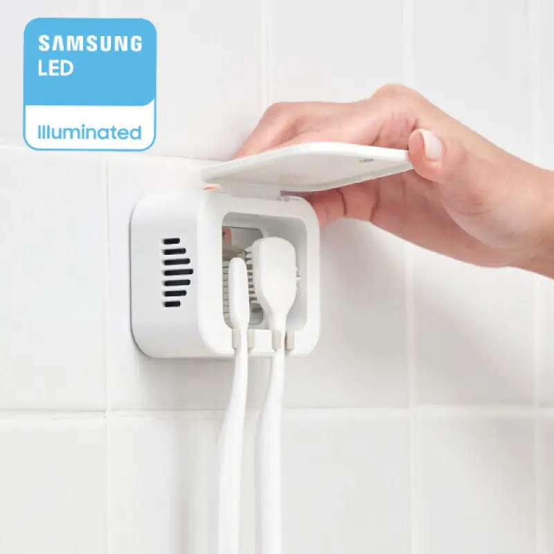 프리쉐 삼성전자 UV-C LED 2구 무선 히팅 바람 건조 칫솔살균기