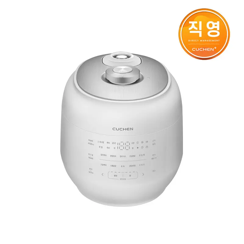 쿠첸 121+ 풀스테인리스 듀얼프레셔 IH전기압력밥솥 10인용 CRT-RPD1092SEW