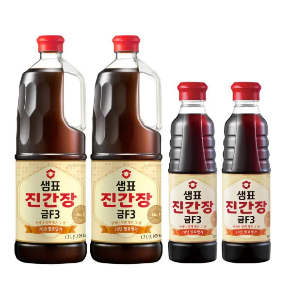 [샘표]샘표 진간장 금F3 1.7L 2개+500ml 2개 (17,150원/무료)
