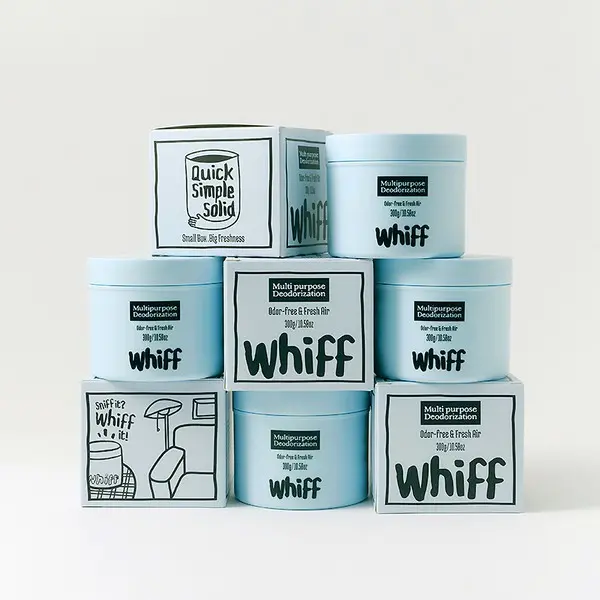 WHIFF 악취제거 다용도 탈취제 300g 글래셔 블루 4개 (쿠폰가 48,100원/무료)