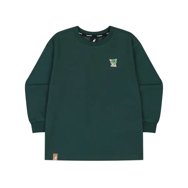 캉골키즈 루 심볼 롱 슬리브 티셔츠 RC 0005 그린_ARCCRT00050GN