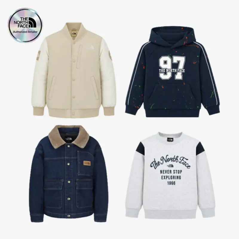 (공식) 노스페이스 키즈 BEST F/W 아동 간절기 바람막이 자켓 코디룩 자켓/패딩/다운/맨투맨/바지/ACC