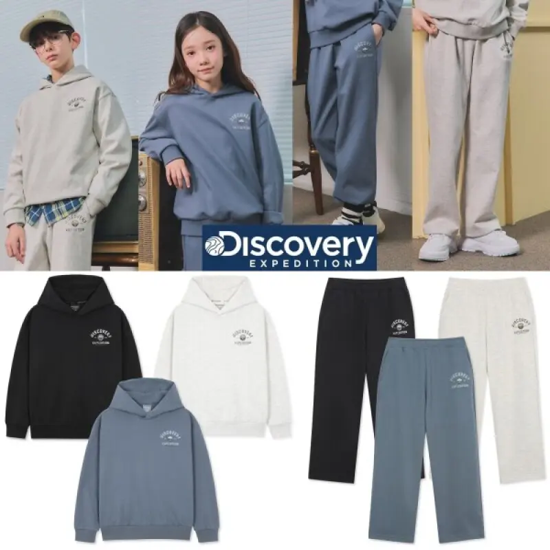 디스커버리 키즈(정) 디스커버리키즈 키즈 스몰그래픽 후드티셔츠팬츠 6종 택1