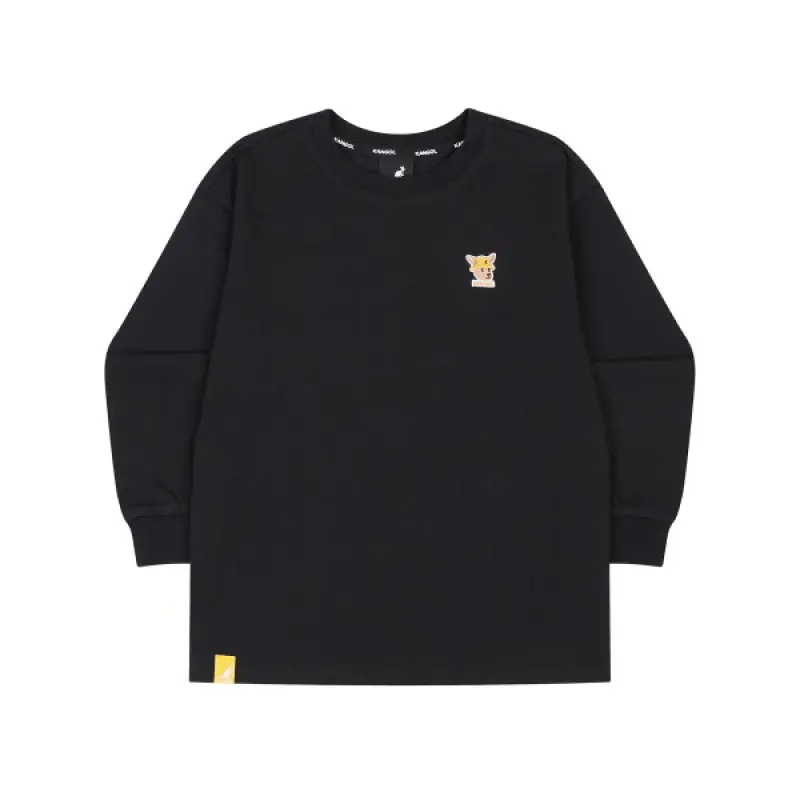 캉골키즈 루 심볼 롱 슬리브 티셔츠 RC 0005 블랙_ARCCRT00050BK