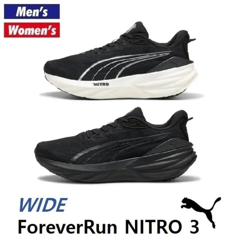 (신세계강남점)푸마 313702 01 313703 01 런닝화 안정화 포에버런 나이트로 3 와이드 ForeverRun NITRO...