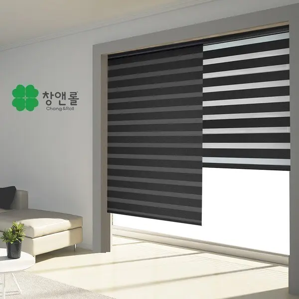 [창앤롤]블라인드 콤비 브라인드 커튼 거실 창문 롤스크린 버티컬 베란다 사무실 방한 방풍 암막 고급자재사용 (2,900원/5,000원)