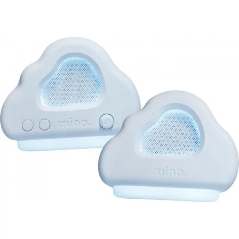 미노텔 클라우드 스피커 구름형 USB 게이밍 데스크탑 스피커 6색 LED 화이트