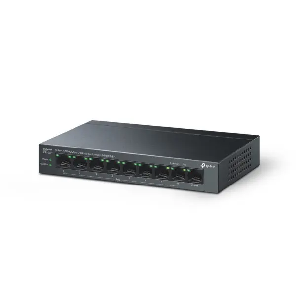 [티피링크]티피링크 LS109P 9포트 스위칭허브 8포트 PoE 62W 1업링크 (34,900원/3,000원)