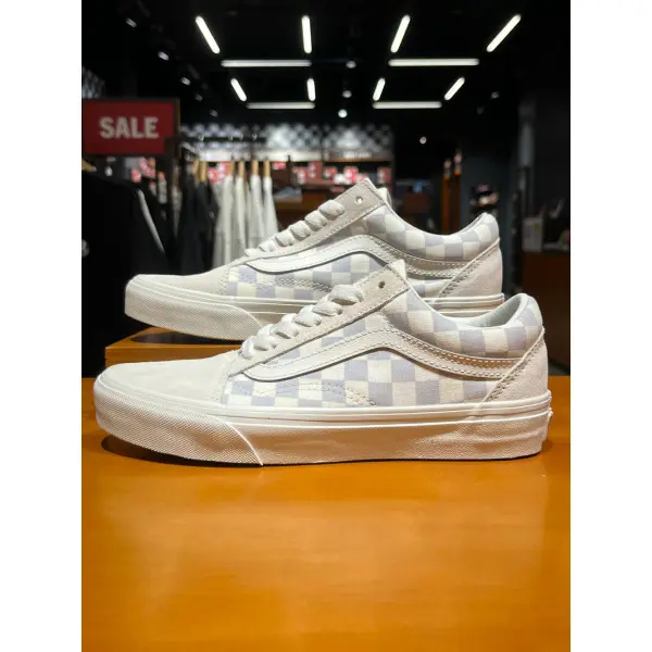 [Vans]반스 남녀공용 스니커즈 클래식 올드스쿨 체커보드 (화이트)(VN000D7Z0BP) (쿠폰가 32,130원/2,500원)