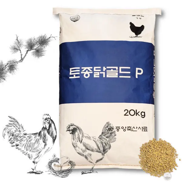 토종닭 골드 20kg 산란 펠렛 닭사료 닭모이 산란 사료의 유일무이 펠렛 사료 (쿠폰가 19,500원/무료)
