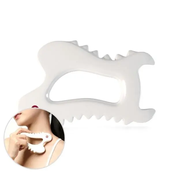 메디테라피 속살 괄사 세라믹 과샤 도구 얼굴 마사지기