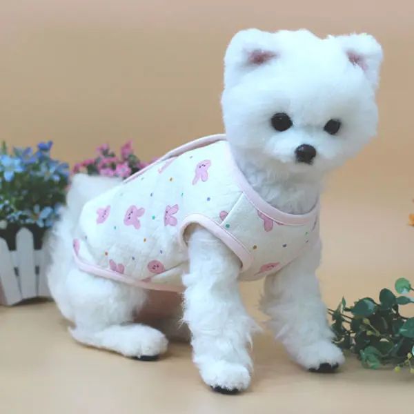 팻티아 국산 유기농 오가닉 강아지잠옷 수면조끼 6종 강아지실내복/강아지조끼 오가닉원단 피부알러지케어