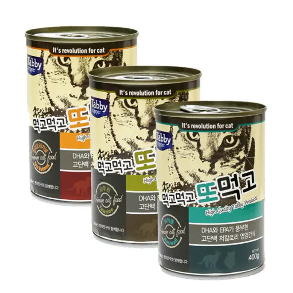 테비토퍼 먹고먹고 또먹고 고양이캔 400g 12개