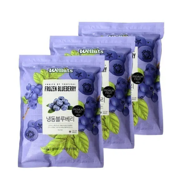 웰루츠 냉동 블루베리 3kg (쿠폰가 24,220원/3,000원)