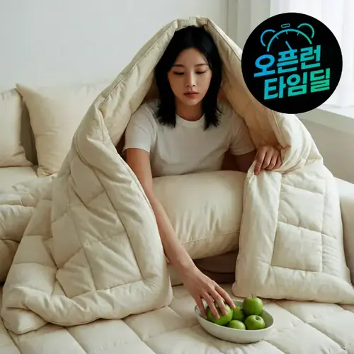 (3종세트) 먼지없는 사계절 그래핀 알러지케어 기능성 호텔 이불+패드+베개커버 침구세트