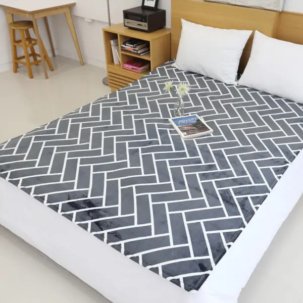 데코인 극세사 헤링본카페트 사계절용 거실러그 200X150cm