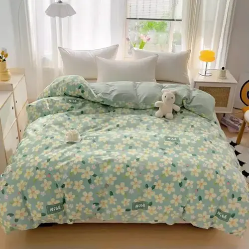 코튼 양면 이불커버 퀸 200x230cm