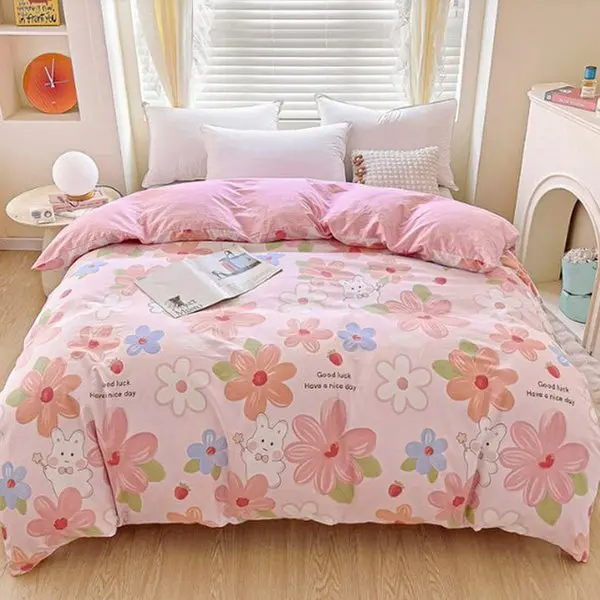 코튼 양면 이불커버 퀸 200x230cm