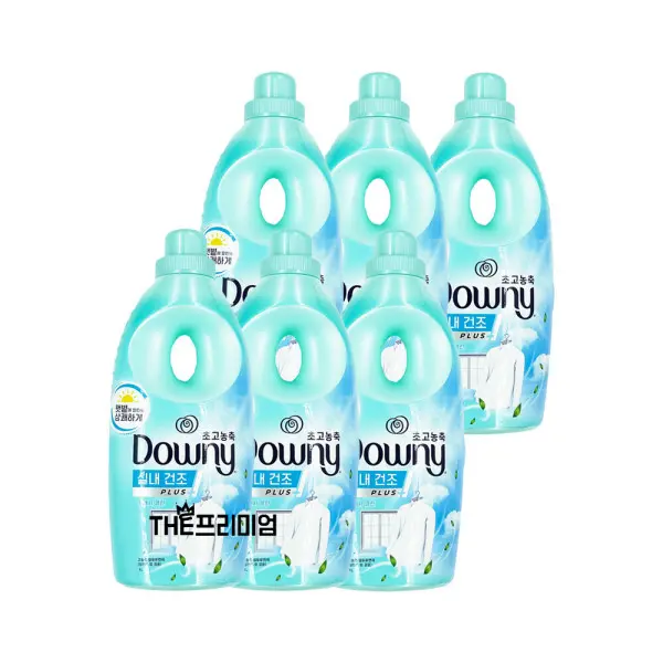 [다우니]다우니 초고농축 섬유유연제 실내건조 프레시클린 1L 6개 (쿠폰가 45,130원/무료)