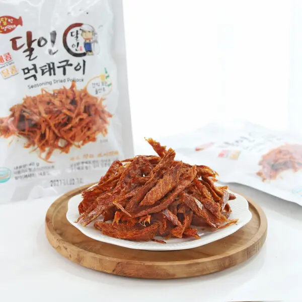 매콤달콤 양념 먹태구이 40g x 4팩 러시아산 황태로 만든 간편간식