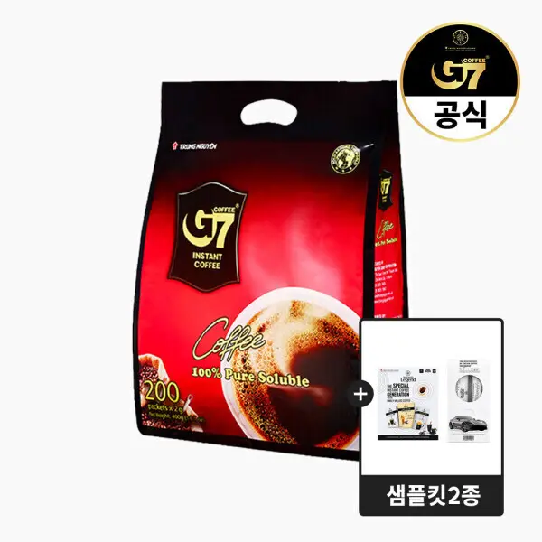 베트남 블랙커피 2g x 200개입 +추가 사은품 (상세참조)