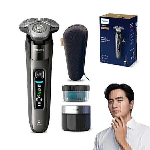 PHILIPS 필립스 i9000 시리즈 전기면도기 다크 슬레이트 X9002/20 +카트리지 2개