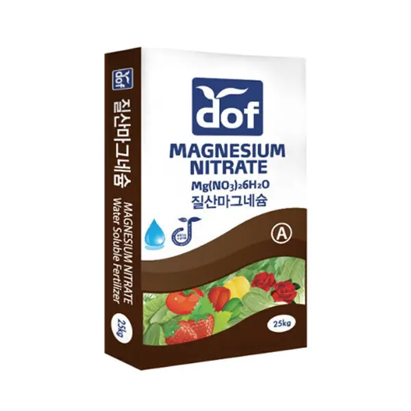 농사의달인 도프 질산마그네슘 25kg - 수용성 질소 마그네슘비료 (33,700원/무료)