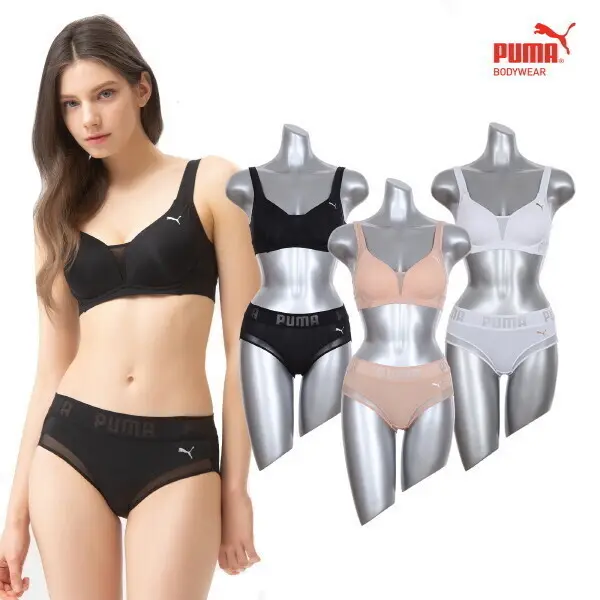 [PUMA]푸마 여성 얼티밋핏 RE 브라팬티 컬렉션 6종 세트 (쿠폰가 50,370원/무료)