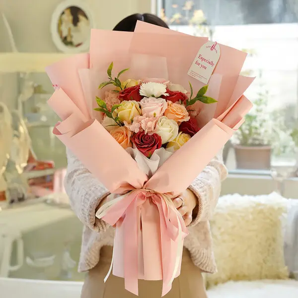 [포포팬시]포유 LED 비누 꽃다발 기념일 선물 어버이날 스승의날 프로포즈 생일선물 (쿠폰가 27,380원/무료)
