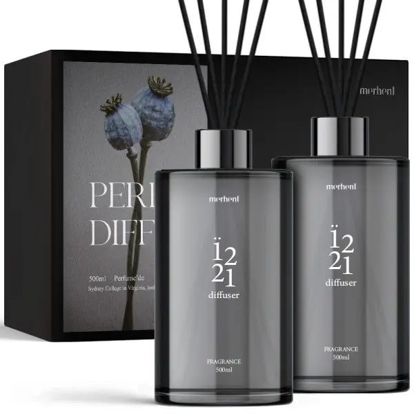 [메르헨트]1+1 메르헨트 대용량 디퓨저 500ml 3종향 고급 실내 방향제 화장실 사무실 집들이 선물 인테리어 (쿠폰가 15,980원/무료)