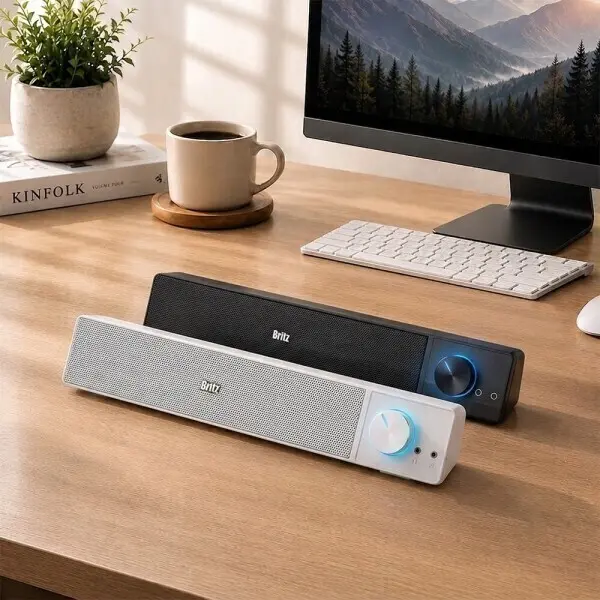 [브리츠]브리츠 BZ-L1 컴퓨터 노트북 데스크탑 게이밍 유선 USB 2채널 사운드바 PC 스피커 (19,800원/무료)