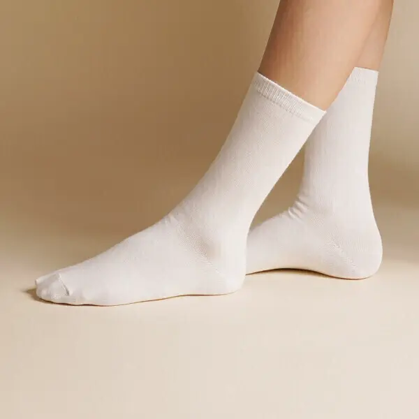 국산 8켤레 여성 20cm 긴목 무지양말 톡톡한 데일리 장목