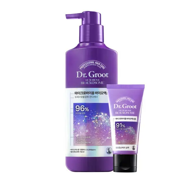 닥터그루트 바이오엑소좀 PDRN 컨디셔너 400ml+샴푸50ml 2개 기획세트 +증정