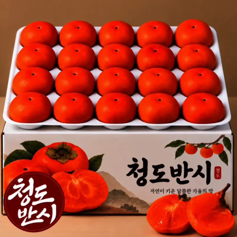(재구매1위) 경북 청도 씨없는 청도반시 5kg