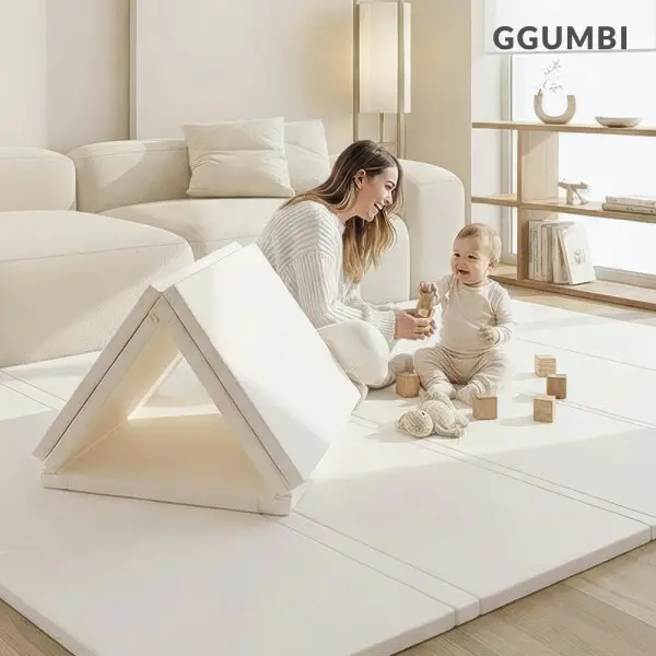 클린 롤매트 Plus 자이언트 252x200x4cm 층간소음 제로 안전한 놀이매트