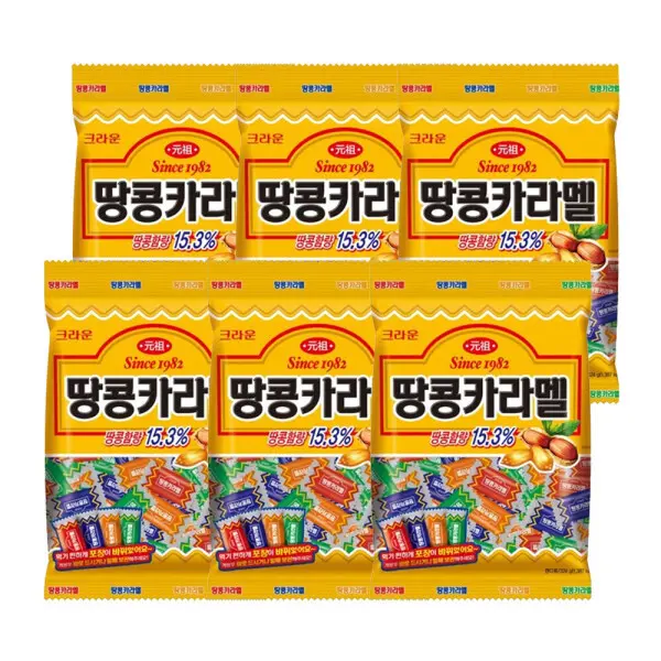 땅콩카라멜  324g 6봉